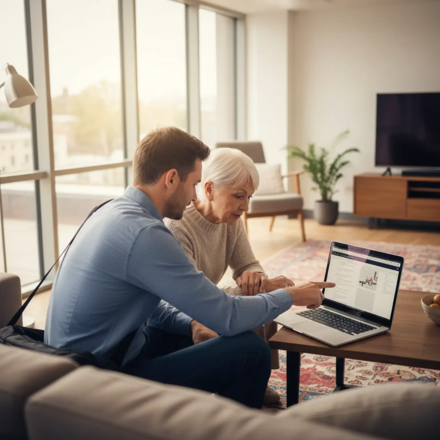 Aide senior dépannage informatique à domicile