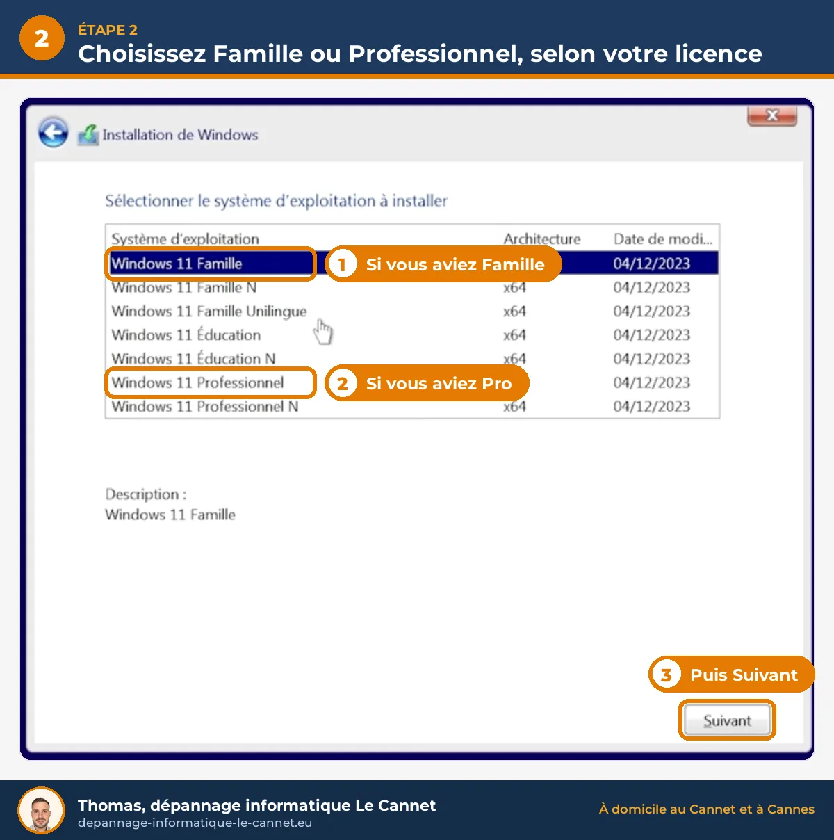 Choisir Windows 11 Famille ou Professionnel selon sa licence Windows 10